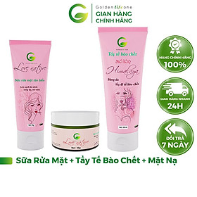 Combo Sữa Rửa Mặt Love Nature 50ML + Tẩy Tế Bào Chết Love Nature 100ML + Mặt Nạ Tảo Biển Love Nature 30G