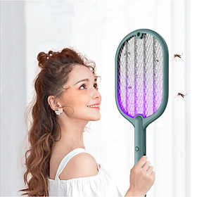 Vợt Bắt Muỗi Kiêm Đèn Thu Hút Muỗi , Diệt Muỗi - Cấp Độ Bảo Vệ IP20 - PIN Sử Dụng Lâu Dài - 2 Màu Lựa Chọn - Energy Green Lighting - Có Video
