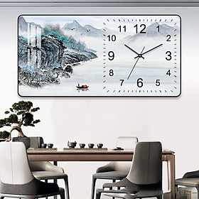 Mua Đồng Hồ tranh Pha lê PVP  đồng hồ KT 30*60  40*80  ĐỒNG HỒ PHA LÊ   ĐÔNG HỒ TREO TƯỜNG - MẶT TRANH PHONG THỦY