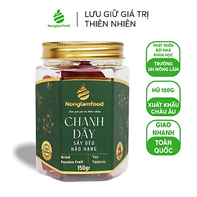 Chanh dây Bazan sấy dẻo Nonglamfood hũ 150g