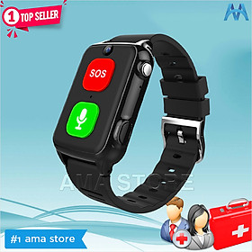 Mua Đồng hồ Thông minh Định vị GPS cảnh báo ngã  tại nạn  đột quỵ AMA Watch S8 Hàng nhập khẩu