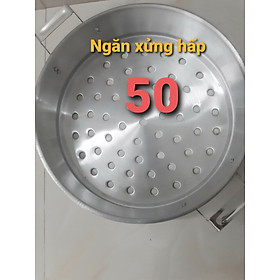 Mua NGĂN XỬNG HẤP NHÔM SIZE 50  NGĂN HẤP 50 LẤY ĐỂ THÊM VÀO BỘ 50 HẤP BÁNH  RAU CỦ  QUẢ ĐƯỢC NHIỀU HƠN