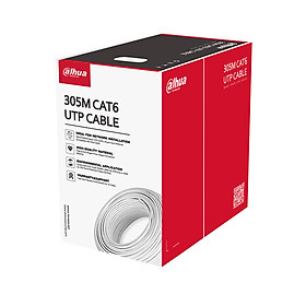 CÁP MẠNG CAT6 DAHUA DH-PFM922I-6UN-C 305M - LÕI HỢP KIM, VỎ BỌC PVC, VỎ CÁCH ĐIỆN HDPE