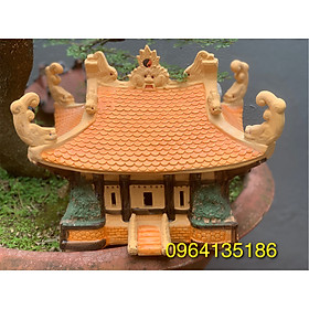 Tiểu cảnh Chùa h30cm gốm sứ Bát Tràng