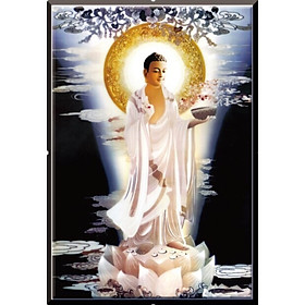 Mua Tranh thêu chữ thập Dược Sư Lưu Ly Quang Dương Phật (44*60cm) chưa thêu
