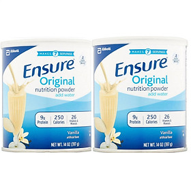 Combo 02 hộp sữa bột Ensure Original Nutrition Powder (397g)