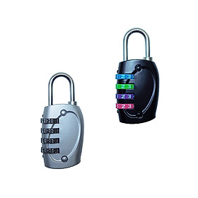 Bộ 2 ổ khóa mật mã nhỏ cho vali, balo, túi, cặp xách loại 4 số TK042