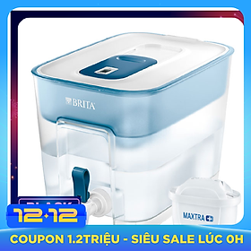 Bình Lọc Nước BRITA Flow Basic Blue - 8.2L (Kèm Maxtra Plus) - Hàng Chính Hãng