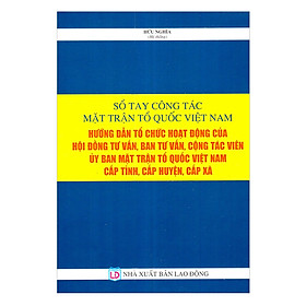 [Download Sách] Sổ Tay Công Tác Mặt Trận Tổ Quốc Việt Nam