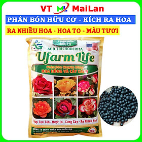 Mua Phân bón hữu cơ Ufarm life  kích ra hoa mai vàng  hoa hồng  hoa giấy  cây cảnh (gói 100g)