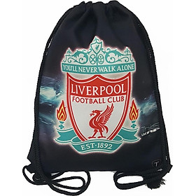 Hình ảnh Balo dây rút Football TROY FB in logo câu lạc bộ bóng đá Liverpool
