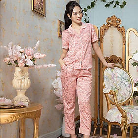 Bộ Đồ Satin Dài Nữ Vincy Thoáng Mát BSD020S21