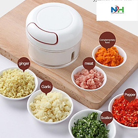 Dụng cụ xay tỏi ớt cầm tay Mini Food Chopper tiện dụng