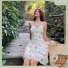Đầm yếm tầng lena dress gem clothing sp060625