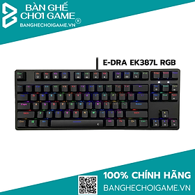 Bàn phím cơ E-Dra EK387L RGB Huano Switch - Hàng chính hãng