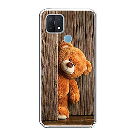 Ốp lưng dẻo cho điện thoại OPPO A15 - 0136 TEDDY - Hàng Chính Hãng