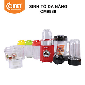 Mua Máy Xay Đa Năng Cối Nhựa Kháng Vỡ Comet CM9989 (220W) - Hàng Chính Hãng