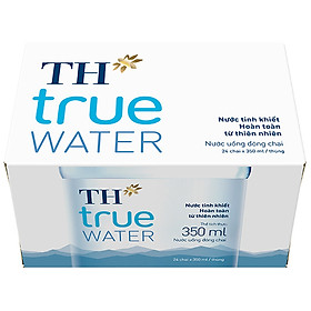 Thùng 24 chai nước tinh khiết TH True Water 350ml
