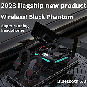 Tai nghe không dây TWS mới mới có chất lượng âm thanh cao Chế độ kép Chế độ Bluetooth 5.3 Double Wheat Mobile Phone Màu sắc phổ quát: Đen