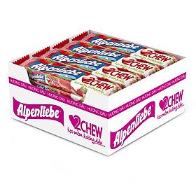 Kẹo Mềm Alpenliebe 2Chew Hương Dâu (Hộp 16 Thỏi)