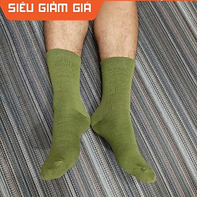 Tất Vớ nam màu xanh rêu vớ CA BĐ SQ vớ lính