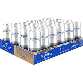 Thùng 24 Lon Nước Uống Có Gas Aquafina Soda (320ml/Lon)
