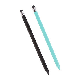 2 Pieces 2-in-1 Retro Design Touch Screen Stylus for Phone Tablets