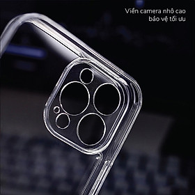 Ốp lưng trong suốt bảo vệ camera cho iPhone 15 / 15 Plus / 15 Pro / 15 Pro Max hiệu Likgus Camshield - thiết kế chống sốc, màng camera - Hàng nhập khẩu