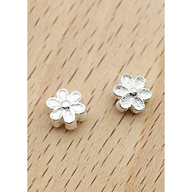Combo charm bạc hoa anh đào xỏ ngang - Ngọc Quý Gemstones