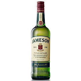 Rượu whisky Jameson 700ml 39.7% - 40.3% - Không hộp