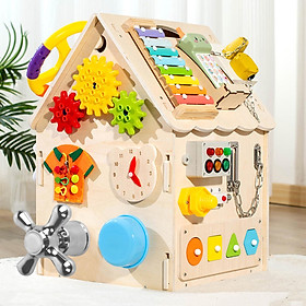 Busy Board Toy Early Educational Toys Practical Skill for Children Boys