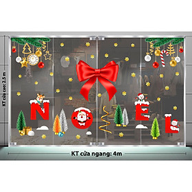 Decal trang trí NOEL 2024 combo số 117