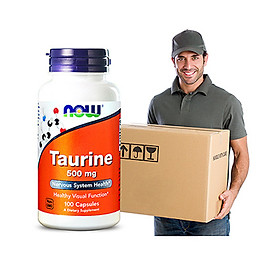 Taurine 500mg NOW( 100 viên/ lọ)