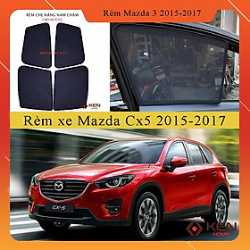 [ Mazda Cx5 2015 - 2017 ] Rèm che nắng ô tô nam chuẩn form 4 miếng loại 1 giá sỉ