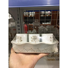 Mua Bộ ly cúng bạch ngọc