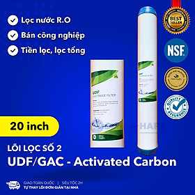 Mua Lõi Lọc 20 inch OCB GAC UDF Activated Carbon  Bộ Lõi Lọc Nước 123  Lõi Lọc Số 2 Bán Công Nghiệp 20in - Hàng Chất Lượng - Lõi Dùng Cho Tất Cả Dòng Máy RO Karofi Sunhouse Kangaroo Daikiosan Toshiba Mutosi Prowatech AquaYaki Aqualife Vithaco