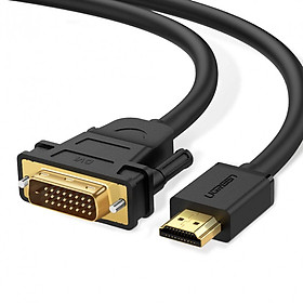 Cáp HDMI to DVI (24+1) dài 2m Ugreen UG-10135 chính hãng