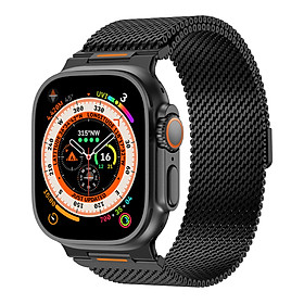 Dây Thép Milan Từ Tính Phantom cho Apple Watch Series 4/5/6/7/8/9/SE3/10/11 & Apple Watch Ultra 1/2/3 Size 44/45/46/49mm - Hàng Chính Hãng