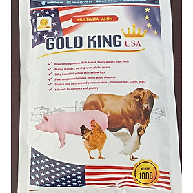 Gold King USA siêu tăng trọng cho vật nuôi gói 100g