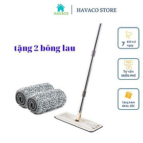 Cây lau nhà tự vắt phẳng thông minh xoay 360 độ