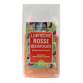 Đậu Lăng Đỏ Hữu Cơ 500g Sottolestelle Organic Hulled Red Lentils