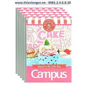 Lốc 5 quyển vở kẻ ngang 80 trang B5 Campus NB-BCOF80