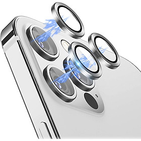 Mua Bộ miếng dán kính cường lực bảo vệ Camera iPhone 13 Pro Max hiệu Wiwu Guard Lens Ring mang  lại khả năng chụp hình sắc nét full HD (độ cứng 9H  chống trầy  chống chụi & vân tay  bảo vệ toàn diện) - hàng nhập khẩu