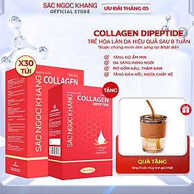 [NEW] Nước uống đẹp da Collagen Dipeptide Sắc Ngọc Khang tinh khiết nhập khẩu từ Nhật Bản, đạt chuẩn hàm lượng hấp thụ nhanh & vượt trội giúp trẻ hóa làn da - săn chắc và sáng mịn