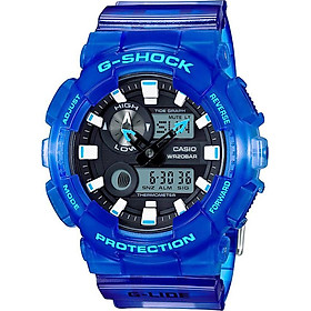 Đồng Hồ Nam Dây Cao Su Casio G-Shock-Gax-100Msa-2Adr-Tròn Nam Đen Kim Hình Điện Tử