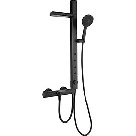 SEN TẮM NHIỆT ĐỘ KẾT HỢP VÒI PHUN MASSAGE CÙNG TẮM THÁC - 63332BLM+S077BL