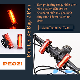 Đèn Hậu Xe Đạp Thể Thao HYD186 | Pin Polymer Sạc USB Chống Nước | Phụ Kiện Đèn Led Siêu Sáng Đa Chức Năng