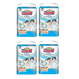 Combo 4 Gói Tã Quần Goo.n Premium Gói Cực Đại L46 (46 Miếng)