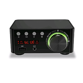 HIFI BT5.0 Digital Amplifier Mini Stereo Audio Amp 100W Dual Channel Sound Power Audio Receiver Stereo AMP USB AUX for