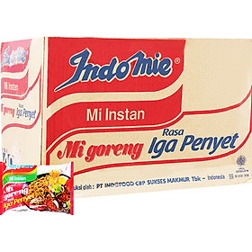 Mì Goreng Rasa Iga Penyet Vị Sườn Indomie (80G X 40 Gói/Thùng)